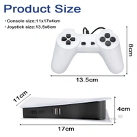 New TV Game Console 8 Bit Game Box With 200 Classic AV Output GS5 Retro Video Mini Game Station With Dual Wired Controllers ps5