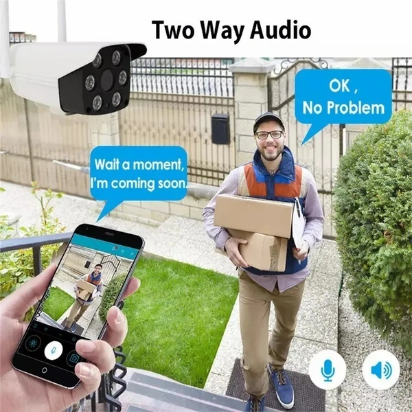 Full HD CCTV, APP Full Color Motion Detection WIFI IP Camera AI Humanoid Home Security CCTV Intercom Baby Monitor