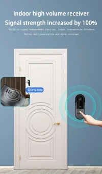 M15 2.4G Wi-Fi Video Doorbell – 1080P HD, Wide-Angle, Two-Way Audio, Night Vision, Tuya Smart Control