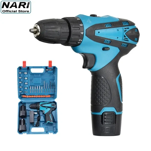 12 V High-Power Dual-Purpose Cordless Drill / Driver — Compact, Portable & Versatile