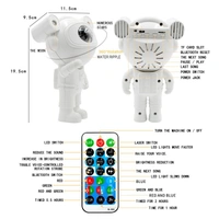 Galaxy Star Lamp with Speaker Nebula Astronaut Lamp for Kids Starry Moon Light Night Lamp