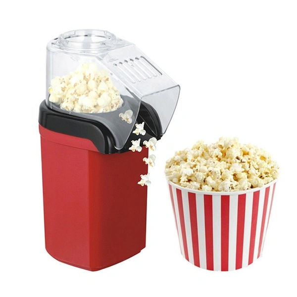 Automatic Mini Popcorn Machine – Portable Hot Air Popcorn Maker for Home