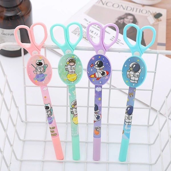 Creative Scissors Shape Gel Pen – Unique Stationery for Writing & Gifting | 1PCS