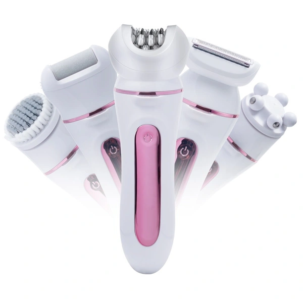 Lady Shaver 5-in-1 – Multifunctional Electric Shaver for Women with Grooming Attachments
