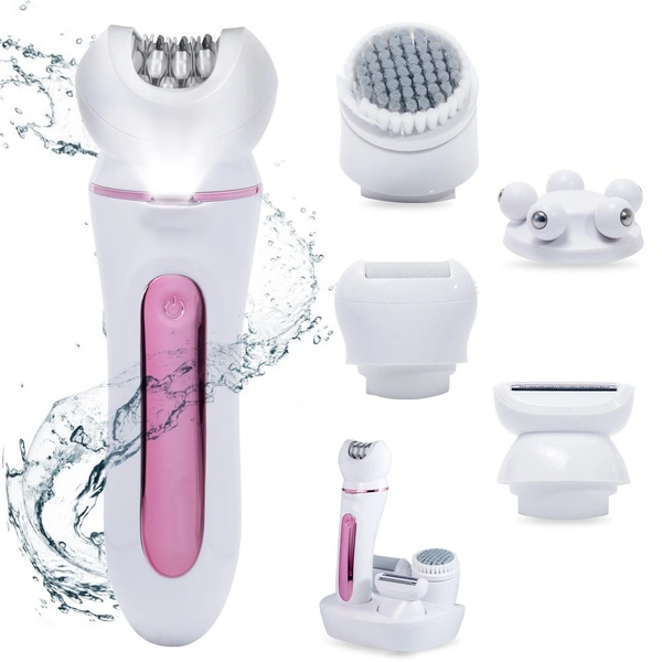 Lady Shaver 5-in-1 – Multifunctional Electric Shaver for Women with Grooming Attachments