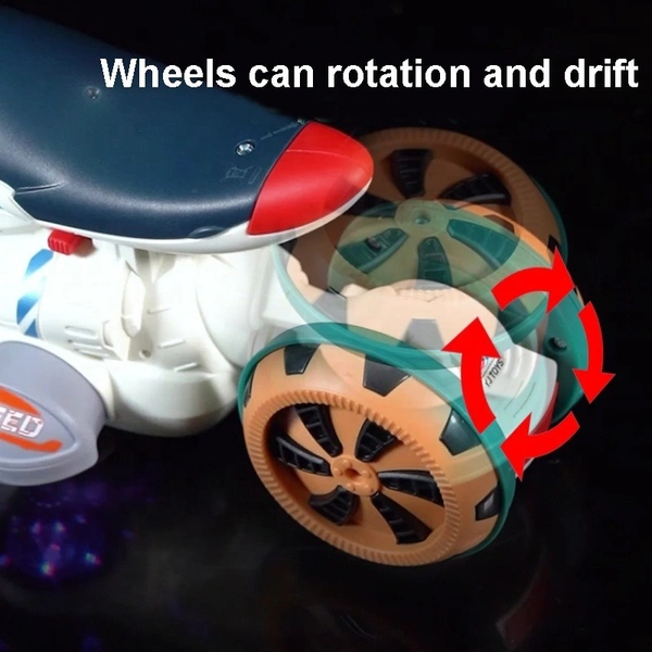 Kids Electric Motorcycle Toy – Battery-Operated Ride-On Bike with Music & Lights