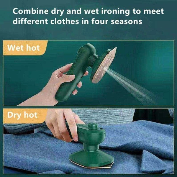 30W Portable Handheld Fabric Mini Steam Iron | Compact Travel Clothes Steamer