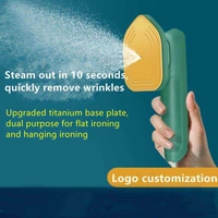 30W Portable Handheld Fabric Mini Steam Iron | Compact Travel Clothes Steamer
