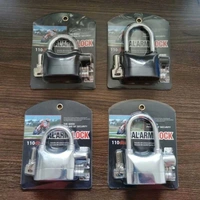 Padlock Alarm Lock for Gates - Anti-Theft Security Lock with 110dB Siren