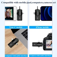 K15 3-in-1 Wireless Lavalier Microphone – High-Quality Audio for Recording & Streaming