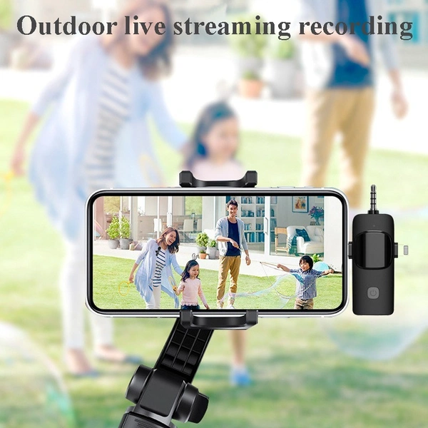 K15 3-in-1 Wireless Lavalier Microphone – High-Quality Audio for Recording & Streaming