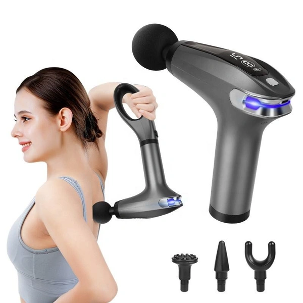 Multi-Gear Powerful Professional Handheld Screen Wireless Massager – Versatile & Portable for Full-Body Relief