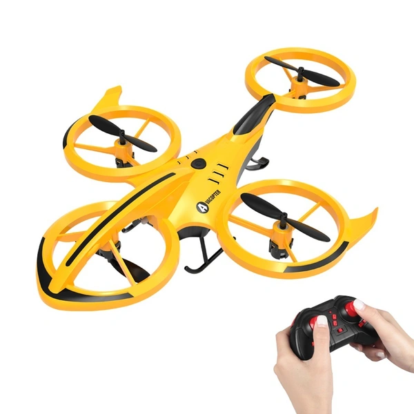 Four-Axis Remote Control Frog Drone | High-Fly Stunt & LED Light Drone