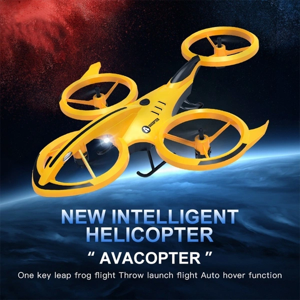 Four-Axis Remote Control Frog Drone | High-Fly Stunt & LED Light Drone