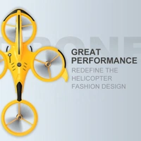 Four-Axis Remote Control Frog Drone | High-Fly Stunt & LED Light Drone
