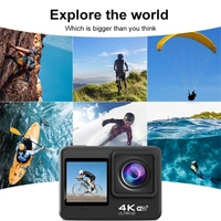 CJ134 Waterproof Action Camera for Outdoor Adventures - 30m Waterproof, HD Recording, Wide-Angle Lens