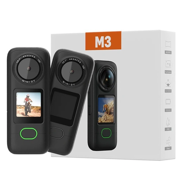 4K Ultra HD Outdoor Sports Recorder - Waterproof Body Camera with Wide-Angle Lens | M3 4K
