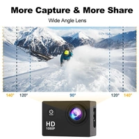 Waterproof 1080P Auto Tracking Sports Camera with Accessories