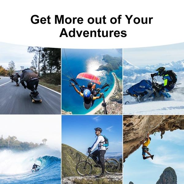 Waterproof 1080P Auto Tracking Sports Camera with Accessories