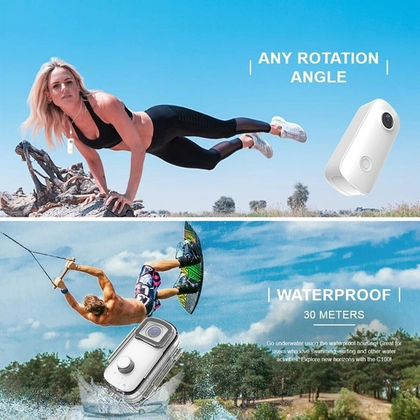 SJCAM C100 Action Camera – Magnetic Body, 4K Ultra-HD Mini WiFi Camera