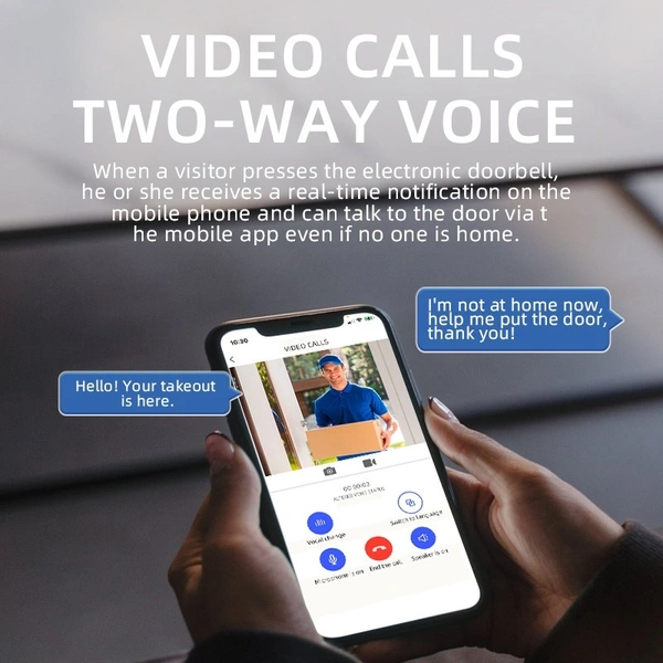U9 Video Doorbell – Smart Wireless Security with Visual & Voice Intercom