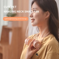 Kids Neck Fan DQ210A – Hands-Free, USB Rechargeable, Safe & Portable Cooling Fan