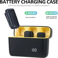 Noise Cancelling Wireless Microphone with Charging Case – High-Quality Sound for Vlogs, Streaming, and Podcasts