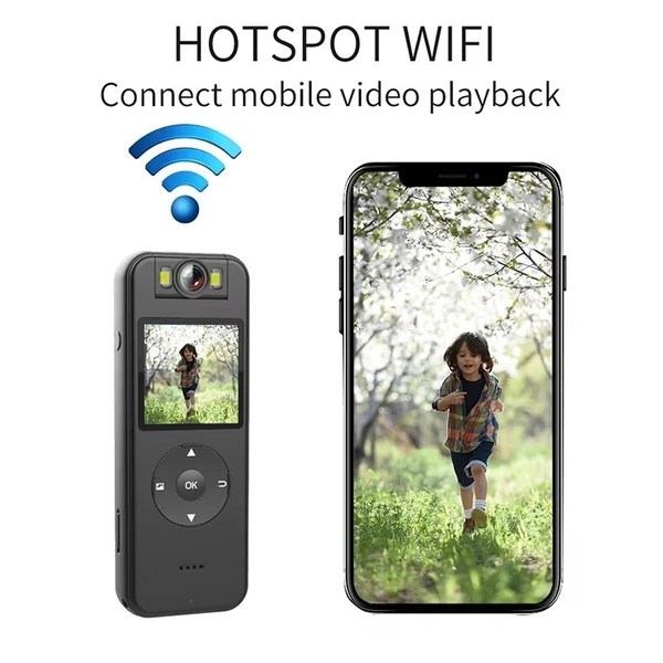 4K Outdoor Sport Body Camera - 8MP HD Resolution for Adventure & Security"
