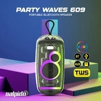 A13 Party Bass Speaker – IPX5 Waterproof, Extra Bass, RGB LED, 2400mAh Battery
