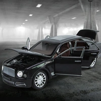1:24 Die-Cast Bentley Mulsanne Model Car – Alloy Body, Pull-Back Action, Openable Doors, Detailed Interior