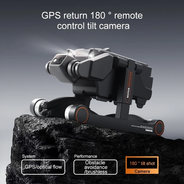 RG700 Pro Foldable RC Quadcopter Drone | 4K Dual Camera | WiFi FPV | 360° Flip
