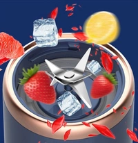 Portable Electric Juicer Blender – USB Rechargeable, 4 Blades, 520ml, 40W Powerful Motor for Smoothies & Juices | 1 Pcs