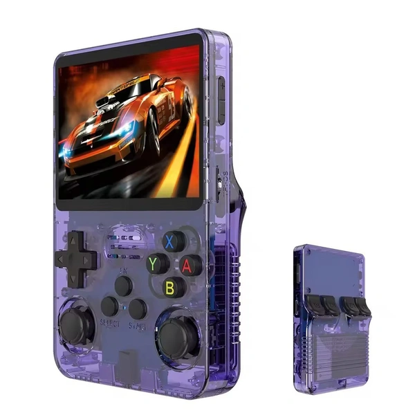 R36S Mini Handheld Game Console | 21000+ Retro Games | 3.5" IPS HD Screen | Quad-Core CPU | Type-C Charging