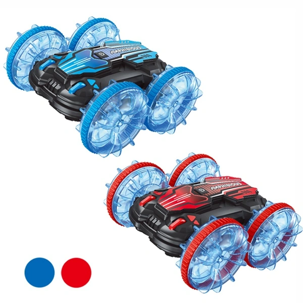 Amphibious All-Terrain Stunt Car | 2.4GHz Dual Control RC Car with Gesture Sensor | Water & Land Remote Car