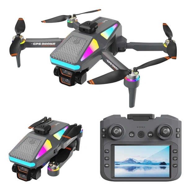 S5P GPS Drone with Dual HD Camera, Gesture Recognition & Modular Battery | Precision Flight & One-Click Return