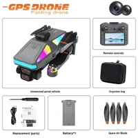S5P GPS Drone with Dual HD Camera, Gesture Recognition & Modular Battery | Precision Flight & One-Click Return