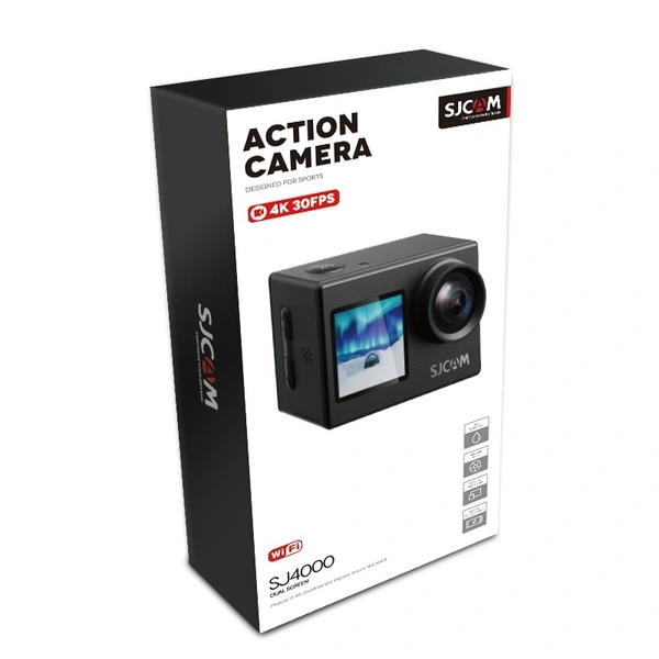 SJCAM SJ4000 Dual-Screen 4K Action Camera | Waterproof, Wi-Fi, 16MP, 170° Wide Angle