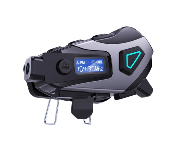 K10 Motorcycle Helmet Wireless Handsfree Headset Intercom – 10 m Range, 40 h Battery, Noise‑canceling Bluetooth 5.4
