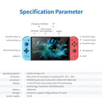 M20 7″ Handheld Game Console | 20,000+ Games | RK3566 | IPS Displayw