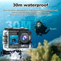 M40R 4K Waterproof Action Camera | Wide Angle Sports & Vlogging Cam | 1 extra battery
