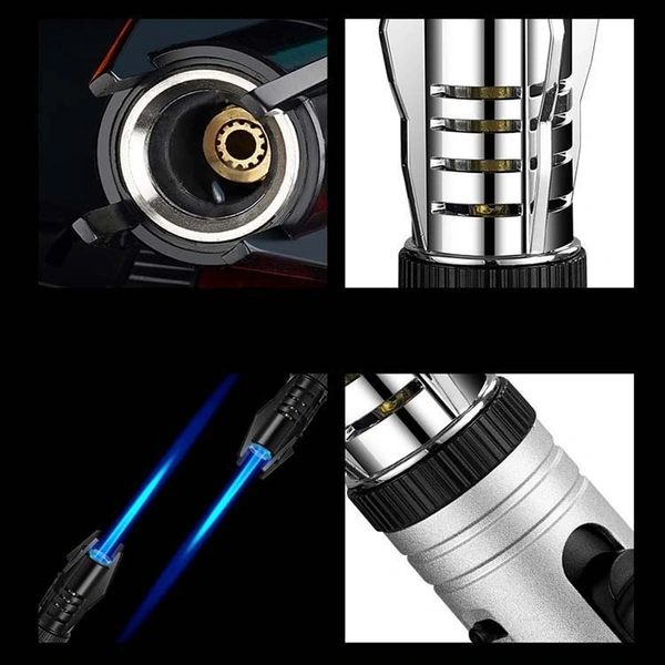 Refillable Butane Welding & Soldering Gun | Windproof Jet Torch with Adjustable Flame & Alloy Body