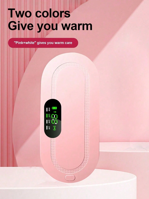 Abdominal Massager Belt with Heating & Vibration – Pain Relief for Cramps, Bloating & Wellness