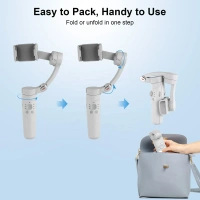 M1 Foldable 3-Axis Gimbal Stabilizer — Ultra-Portable Smartphone / Camera Stabilizer