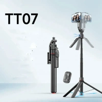 TT07 Tracking Gimbal Selfie Stick with 1.8 m Extension, Auto Face Tracking & 360° Rotation