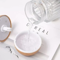 Ultrasonic Aroma Humidifier with Color-Changing LED – 200ml Cool Mist, 110g, DC 5V