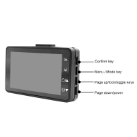 Motorcycle HD Recorder with G-Sensor | Motion Detection | Cycle Recording | LCD Display | 32GB Support