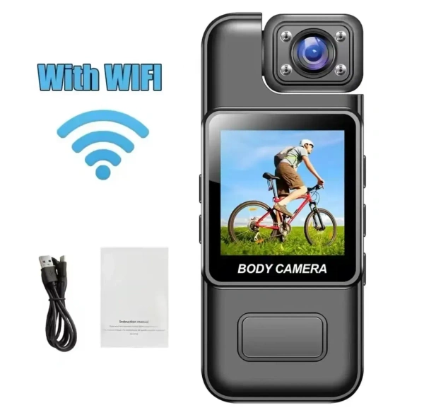 Compact 4K body Camera – 8 MP Ultra HD Night Vision CCTV