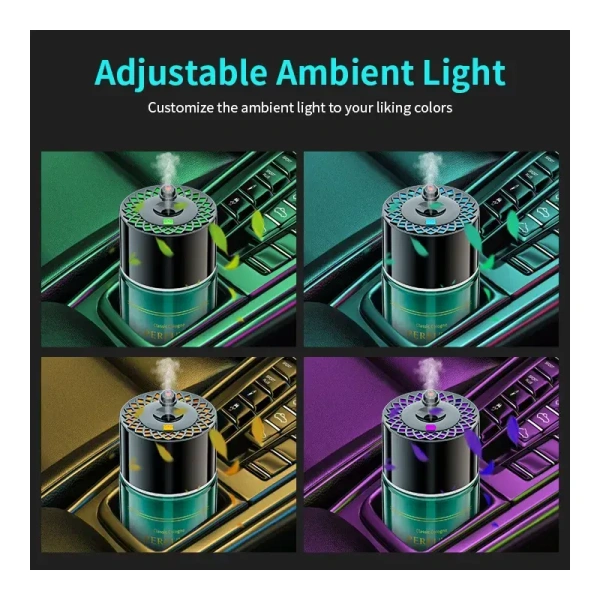 Electric Rechargeable USB Ultrasonic Humidifier & Aroma Diffuser – Portable Cool Mist Air Moisturizer