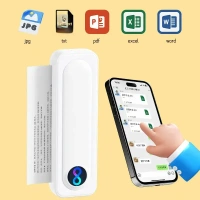 Mini Portable A4 Thermal Printer | Inkless Bluetooth Printer for Home, Office & Travel