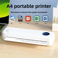 Mini Portable A4 Thermal Printer | Inkless Bluetooth Printer for Home, Office & Travel